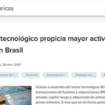 Sector tecnolgico propicia mayor actividad de M&A en Brasil